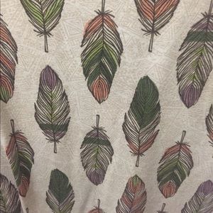 Lularoe Irma with feather design